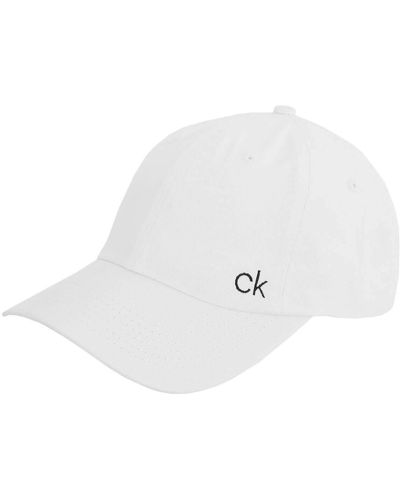 Calvin Klein S Coton Classique Cap - Blanc