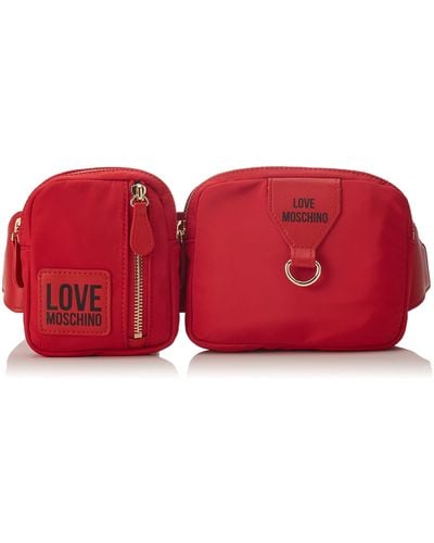 Love Moschino Borsa A Spalla Shoulder Bag - Red