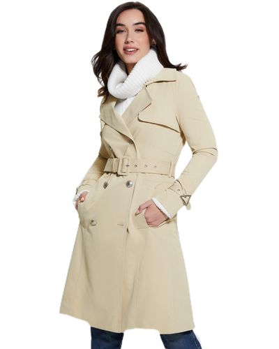 Guess Asia Women's Trench Coat - Natural