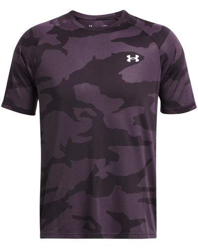 Under Armour Tech 2.0 5c Short Sleeve T-shirt - Purple