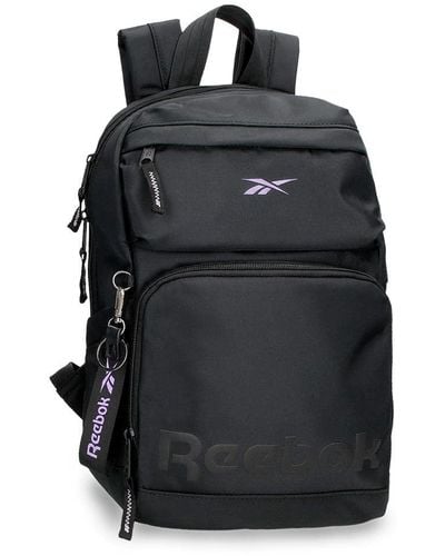 Reebok Linden Backpack Bag Black 35x31x5 Cms Polyester