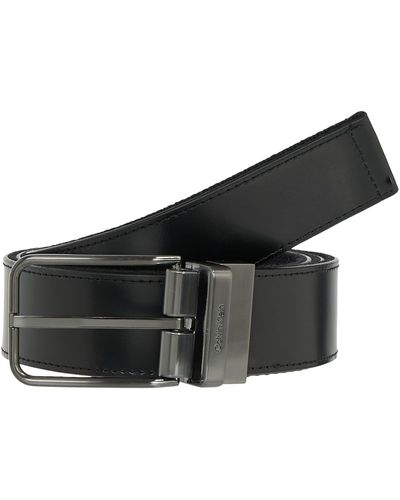 Calvin Klein Adj/rev Light Frame 35mm Belts - Black
