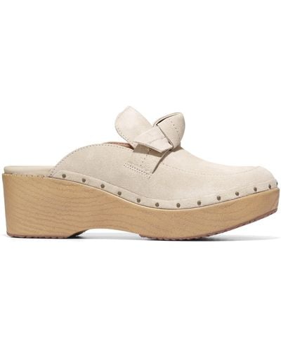 Cole Haan Cloudfeel Bow Clog - Natural