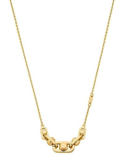 Michael Kors Astor Necklace Gold - Metallic