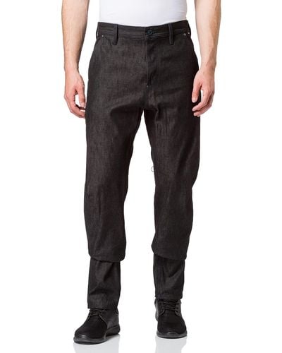 G-Star RAW Grip 3d Relaxed Tapered Jeans - Zwart