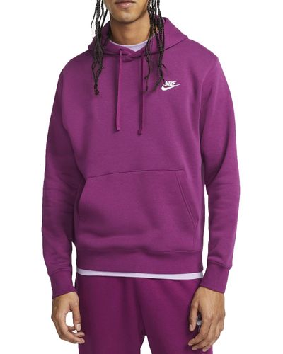 Nike NSW Club Po BB Sweat - Violet
