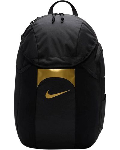 Nike DV0761-016 Academy Team Sports backpack Adult BLACK/BLACK/MTLC GOLD COIN Tamaño Uni - Negro