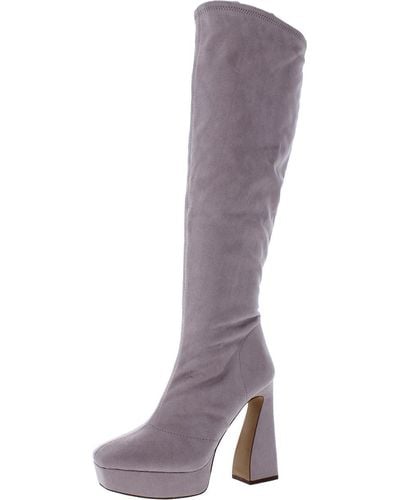 Jessica Simpson Daniyah Platform Heel Knee Boot Fashion - Purple