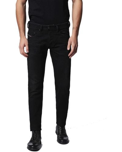 DIESEL Belther RC97F Jeans Hose Regular Slim Straight - Schwarz