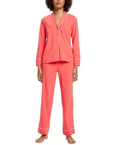 Esprit Bodywear Beautiful Basics Sus Pyjama Voor - Rood