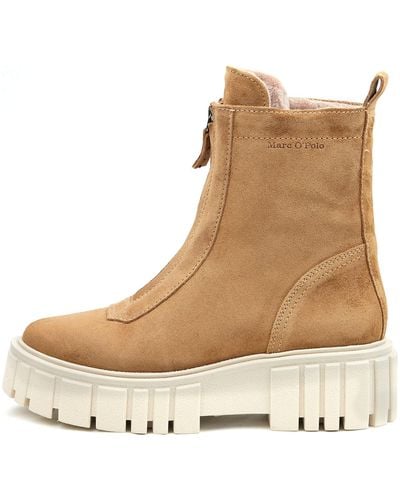 Marc O' Polo Model Christel 3b Ankle Boot - Natural