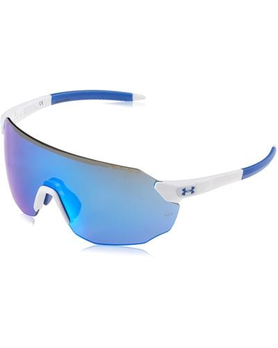 Under Armour Adult Halftime Shield Sunglasses - Blue