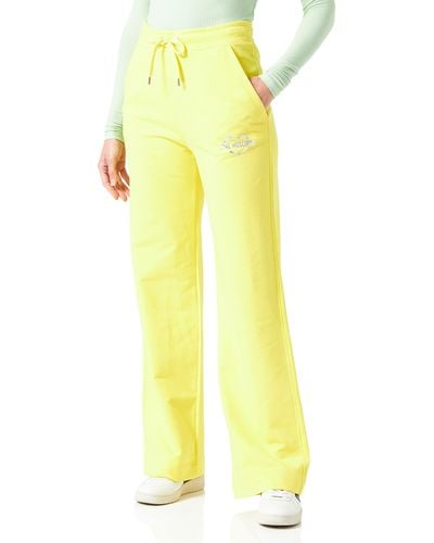 Love Moschino Wide Leg Jogger Casual Pants - Gelb