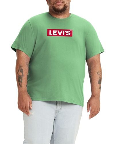 Levi's Tall Big SS Relaxed Fit Tee Greens - Verde