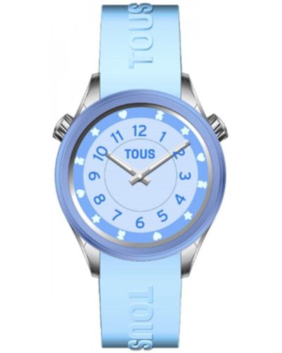 Tous Reloj Mini Self Time 200358052 silicona azul - Blu