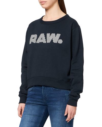 G-Star RAW Graphic Sweatshirt - Blau