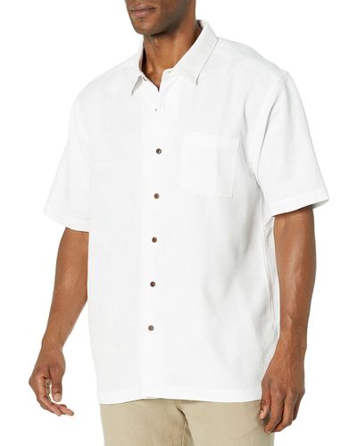 Quiksilver Ele Bay Button Up Floral Collared Shirt - White