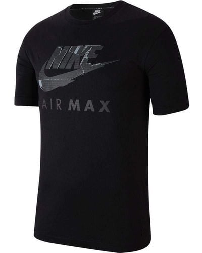 Nike Shirt à manches courtes pour homme - Noir