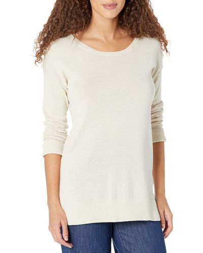 Amazon Essentials Lightweight Long-sleeve Scoopneck Tunic Sweater - Multicolor