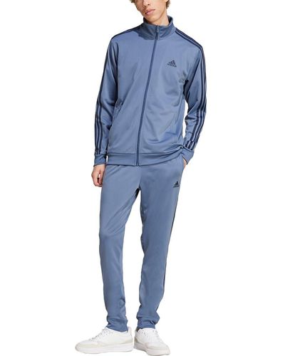 adidas S Basic 3-stripes Tricot Track Suittrack Suit - Blue