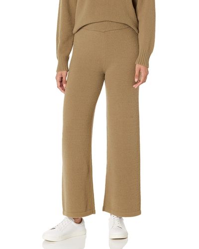 The Drop Leo Super Soft Pull On Jumper Trousers - Natural