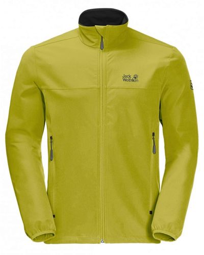 Jack Wolfskin S Crestview Zip Up Casual Jacket Lime 1305471 4038 - Green
