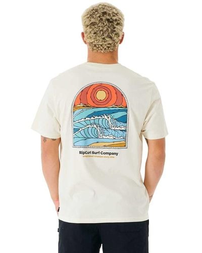 Rip Curl X Graphic Tees - White
