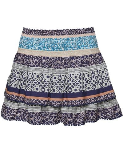 Superdry Vintage Tiered Mini Skirt Kapuzenpullover - Blau