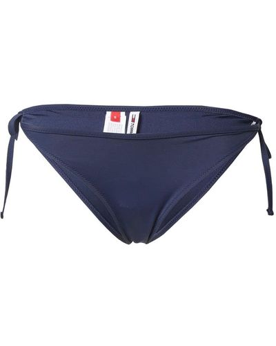 Tommy Hilfiger String Side Tie Bikini Hose UW0UW04588C87 in blau