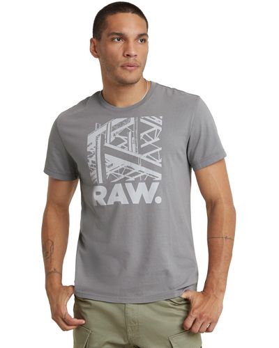 G-Star RAW Raw Construction R T T-shirt - Grey
