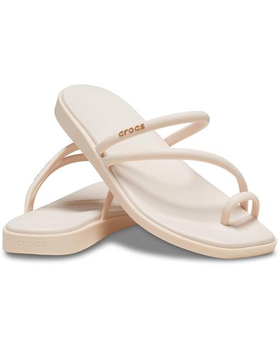 Crocs™ Miami Flache Sandale - Weiß