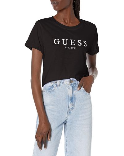 T-shirts Guess pour femme | Réductions en ligne jusqu'à 30 % | Lyst