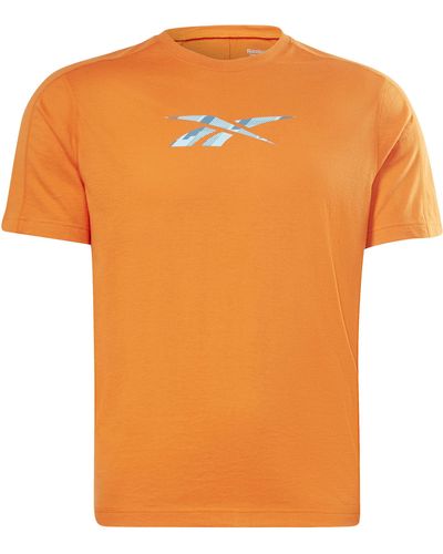 Reebok Train-Speedwick-Grafik T-Shirt - Orange