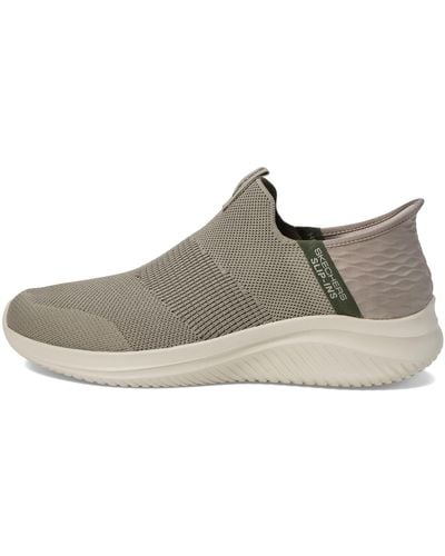 Skechers Ultra Flex 3.0 Viewpoint Hands Free Slip-ins Taupe/olive 7.5 D - Multicolour