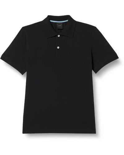 Geox M Camiseta Tipo Polo - Negro