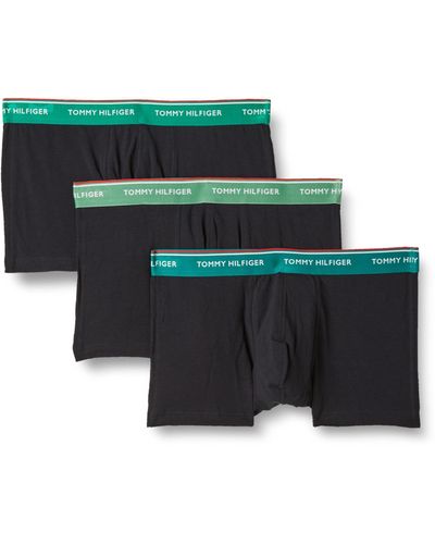Tommy Hilfiger Boxer Short Trunks Underwear Pack Of 3 - Green