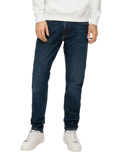 S.oliver Jeans/Regular Fit/High Rise/Tapered Leg blau 31/36