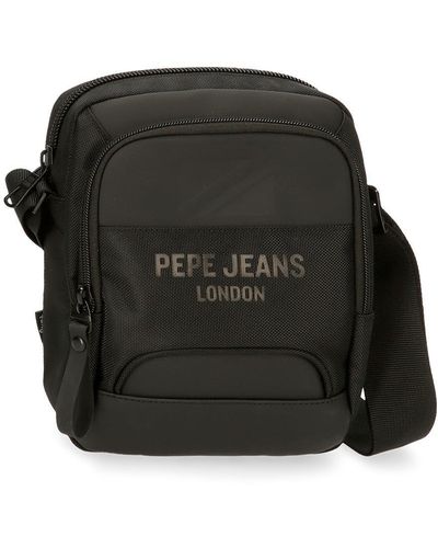 Pepe Jeans Bromley Shoulder Bag Medium Black 17x22x8cm Polyester