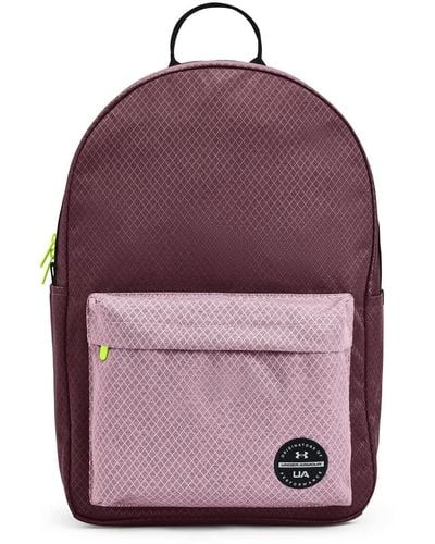 Under Armour Loudon Backpack Water And Stain Resistant Purple One Size - Red