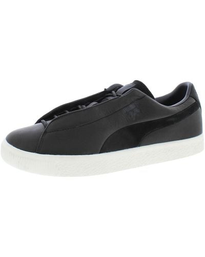 PUMA Mens X Nanamica Clyde Gt Lace Up Trainers Shoes Casual - Black, Black, 8.5