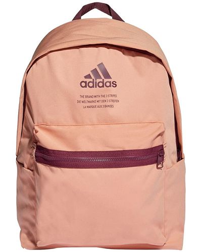 adidas Rucksack classic twill fabric backpack - Orange