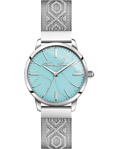 Thomas Sabo Horloge WA0343-201-215-33 mm - Bleu