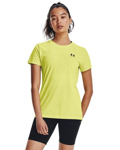 Under Armour S Sportstyle Short Sleeve T Shirt, - Yellow