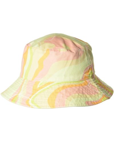 Roxy Jasmine Paradise Reversible Bucket Hat - Yellow