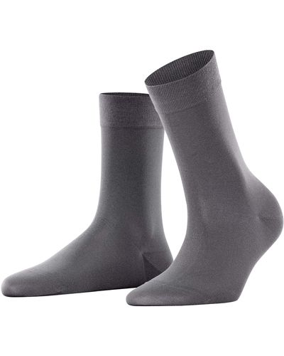 FALKE Cotton Touch W So Thin Plain 1 Pair Socks - Grey