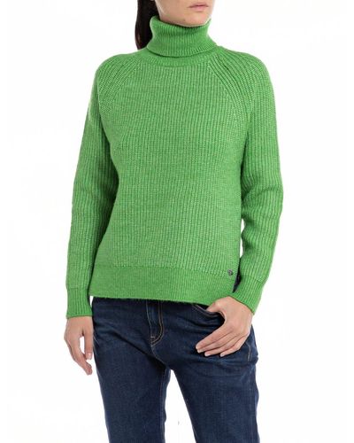 Replay Dk3553 Sweater - Vert