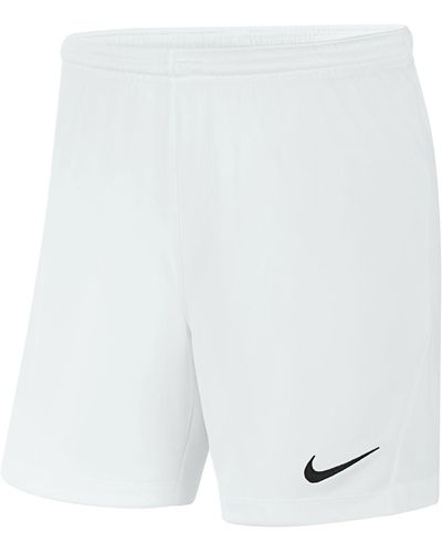 Nike Dri-fit Park 3 Mid Thigh Length Short - White