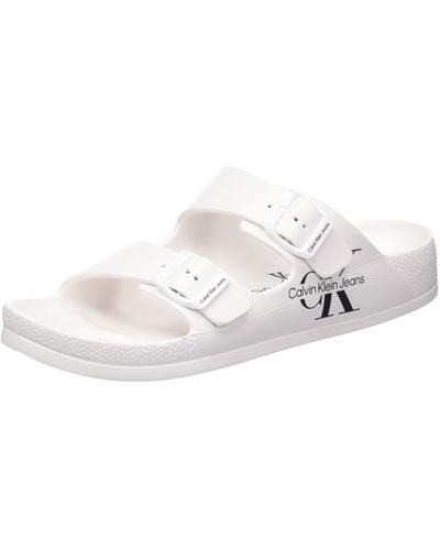 Calvin Klein Zion Slide Sandal - White