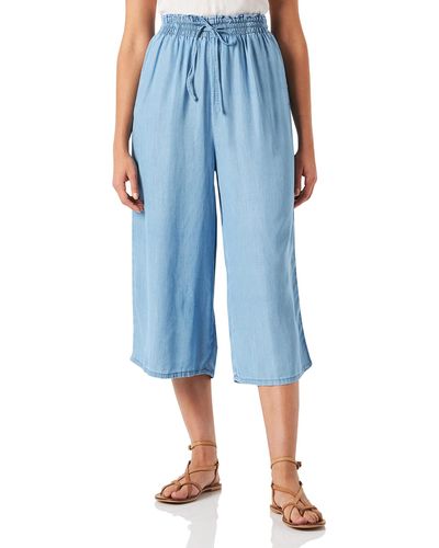 Springfield Jeans Culotte para Mujer - Azul