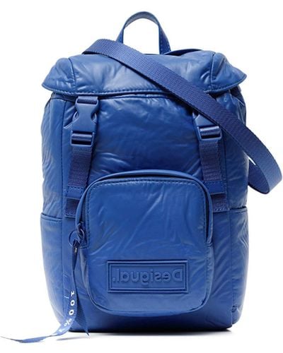 Desigual , Fabric Backpack Mini Donna, Blu, m
